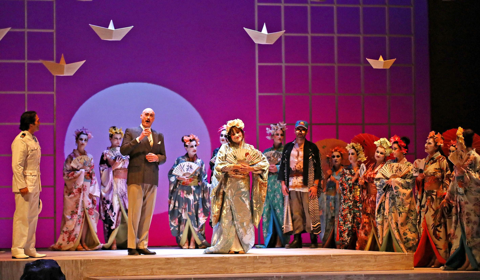 Imágenes de la ópera Madama Butterfly  con la jerezana Maribel Ortega como protagonista