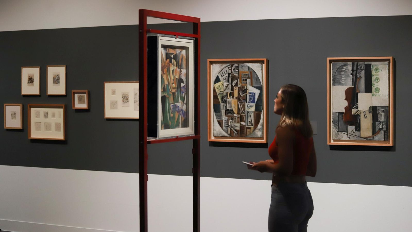 Obras de la Colección Costakis en el Museo Ruso. Obras de la Colección Costakis en el Museo Ruso.