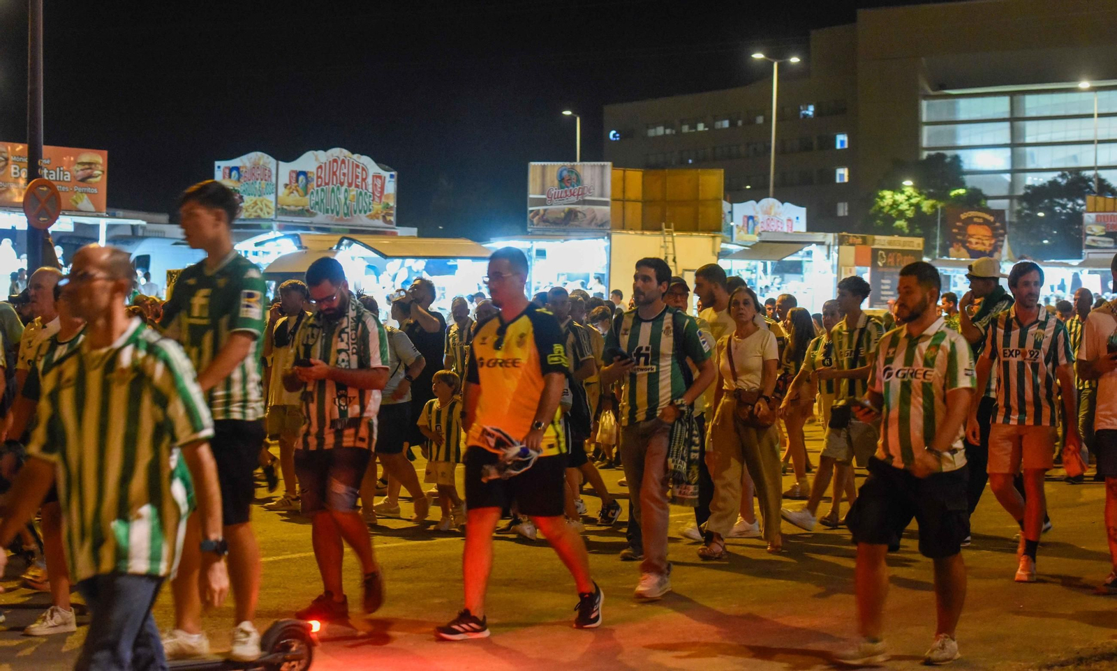 La afición del Betis en su primer partido en la Cartuja