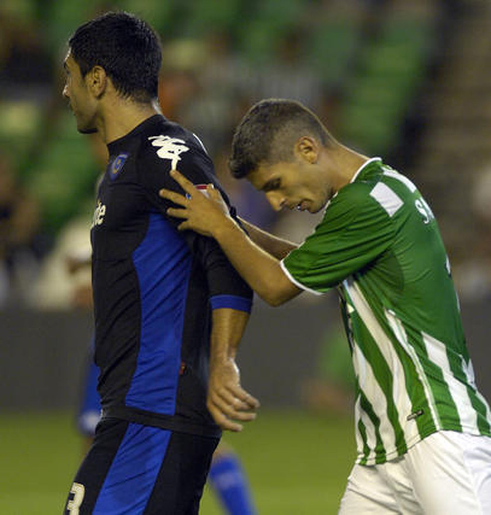 Imágenes del partido entre el Real Betis y el Portsmouth inglés.

Foto: Manuel Gómez