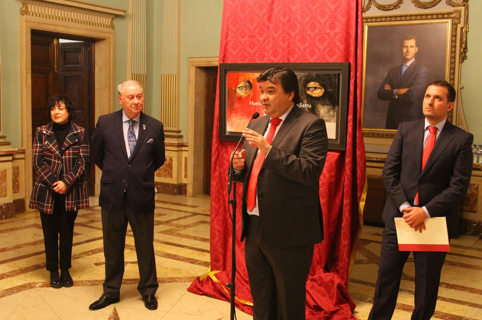 Imágenes de la presentación del cartel de la Semana Santa 2018