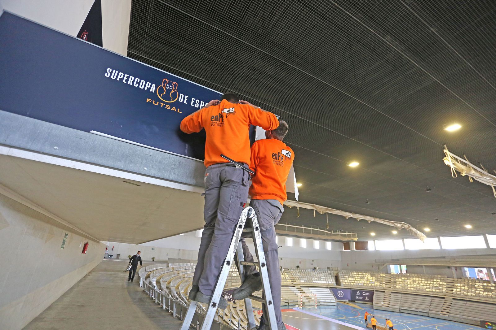 Todo preparado para la Supercopa de España de Futsal en el Palacio de deportes de Jerez