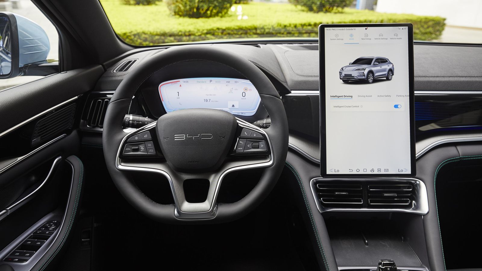 Las primeras imágenes del interior del Seal U permiten ver que, como en otros BYD, la pantalla central puede orientarse vertical u horizontalmente.