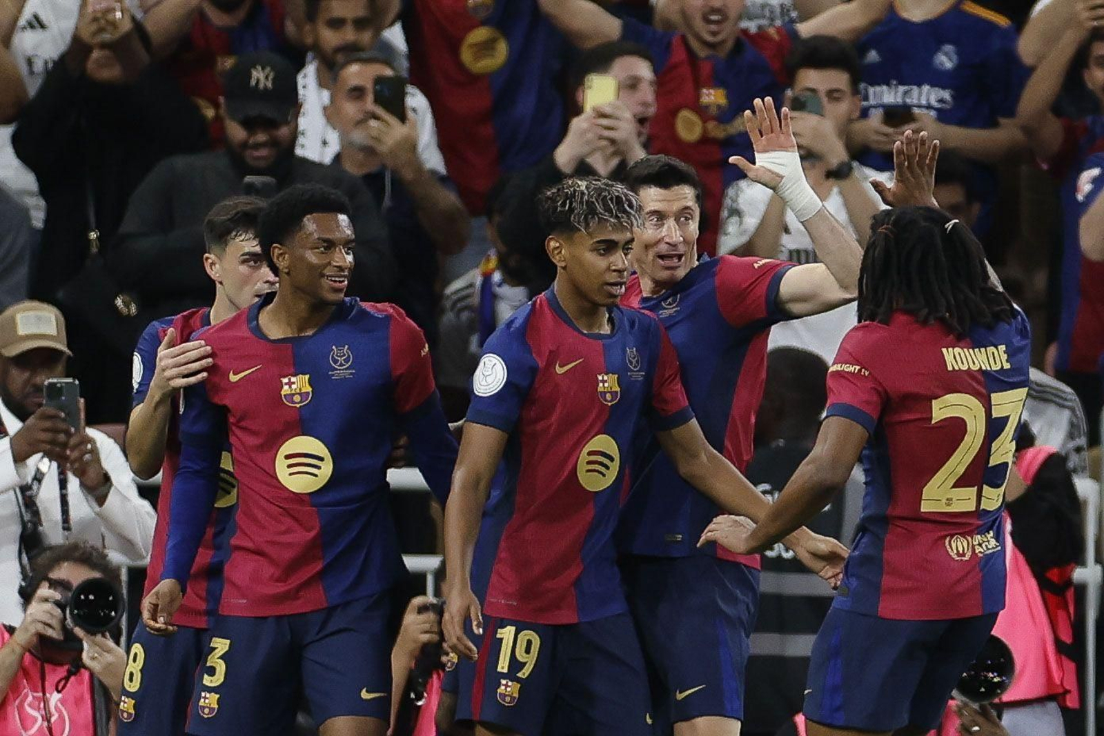 Las fotos de la Supercopa Barcelona - Real Madrid