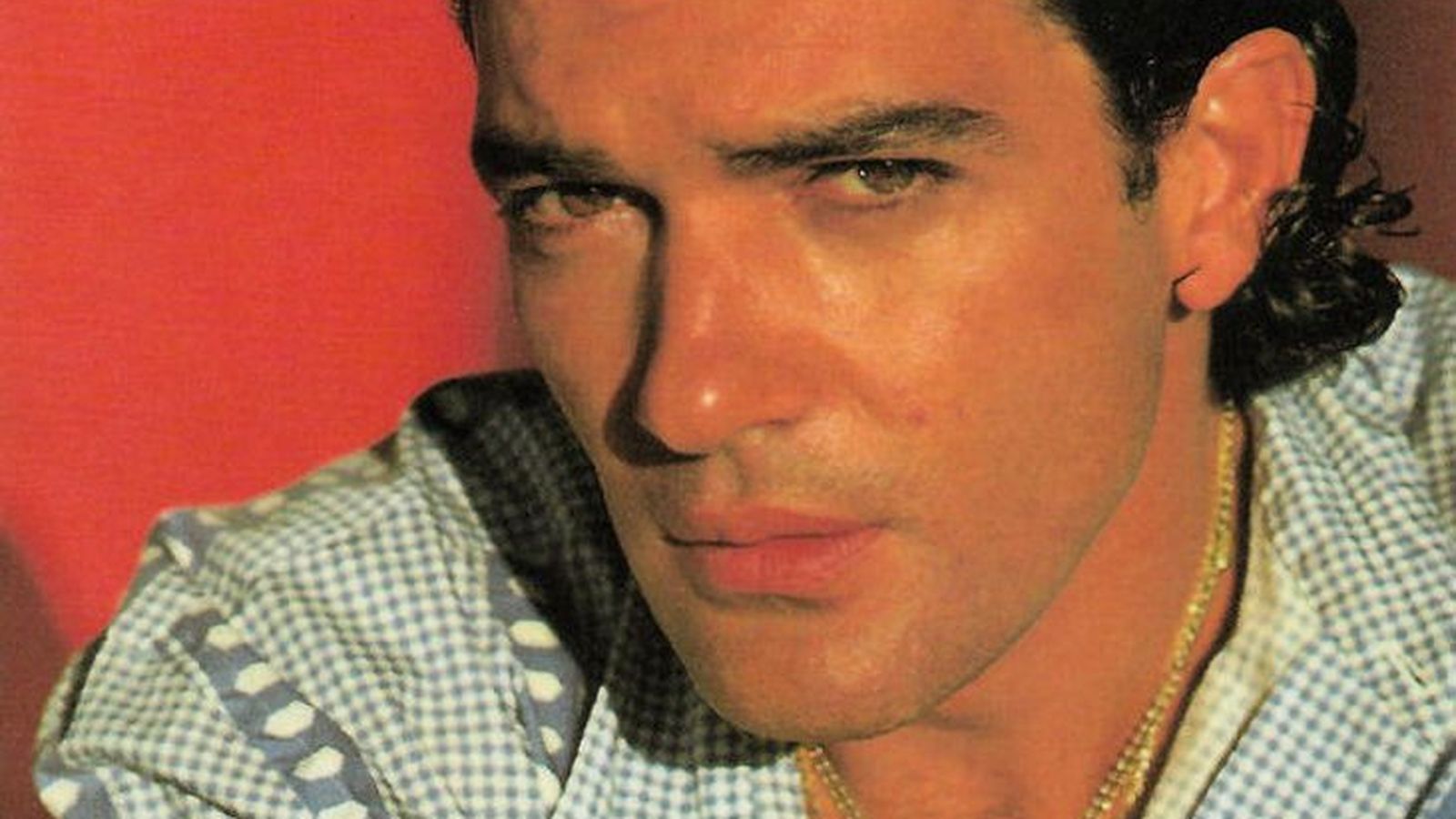 El actor malagueño, en su juventud.