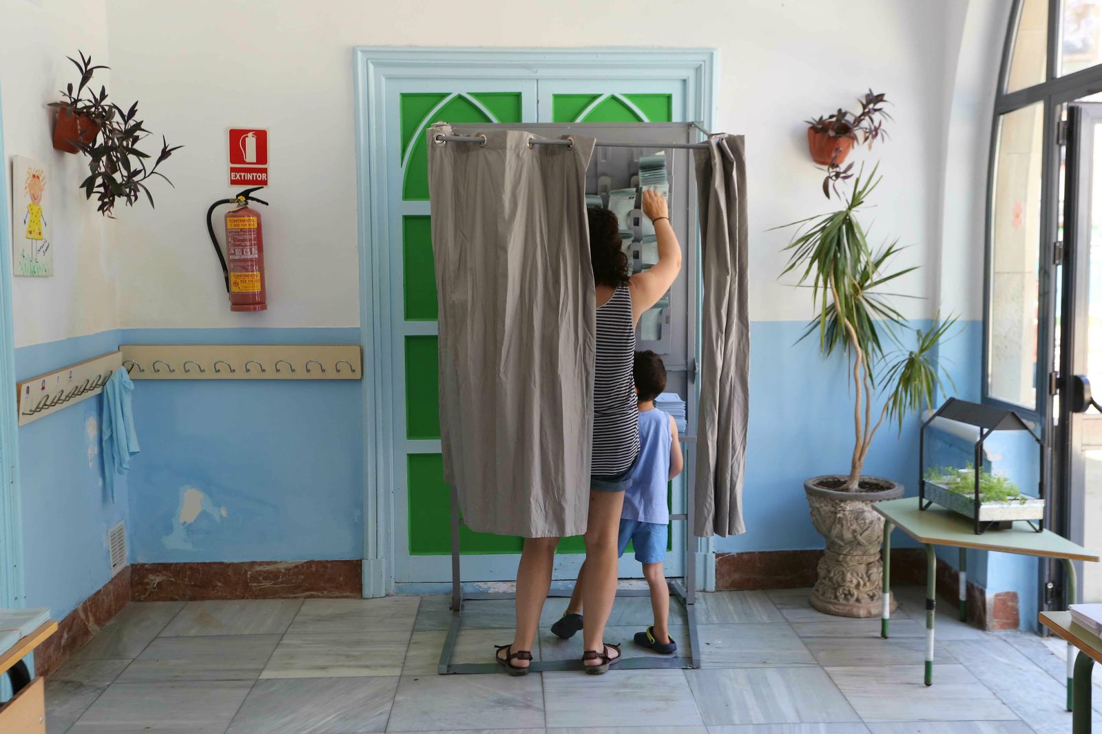 Las imágenes de la jornada electoral en Jerez