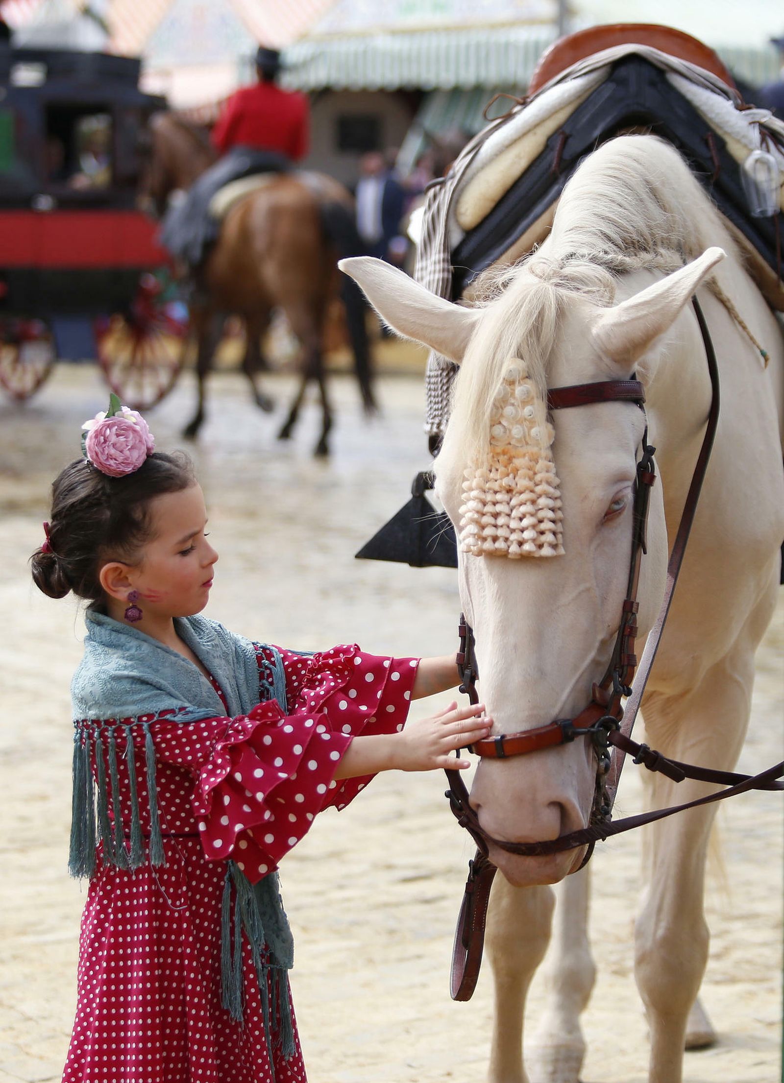 El Lunes de Feria, el primero con silencio en los 'cacharritos', en imágenes
