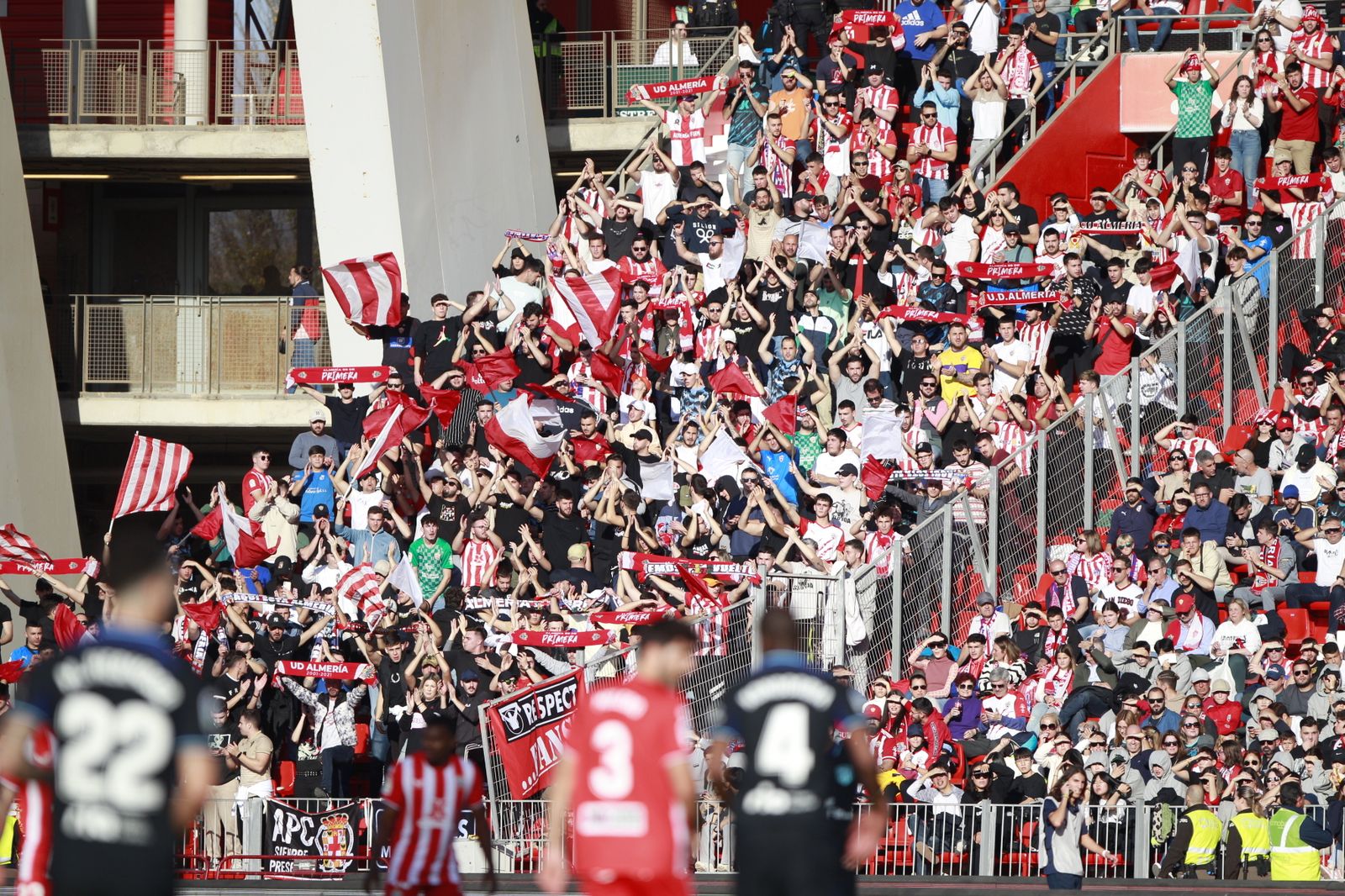 Imágenes del partido U.D. Almería-Atlético de Madrid