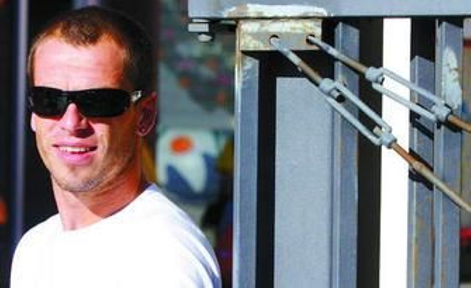 Duda, sonriente tras un entrenamiento.