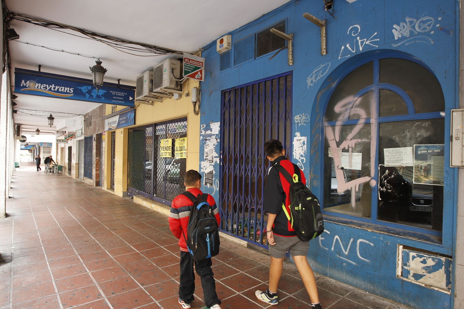 Calle Artés de Arcos, en el barrio de Oliveros.