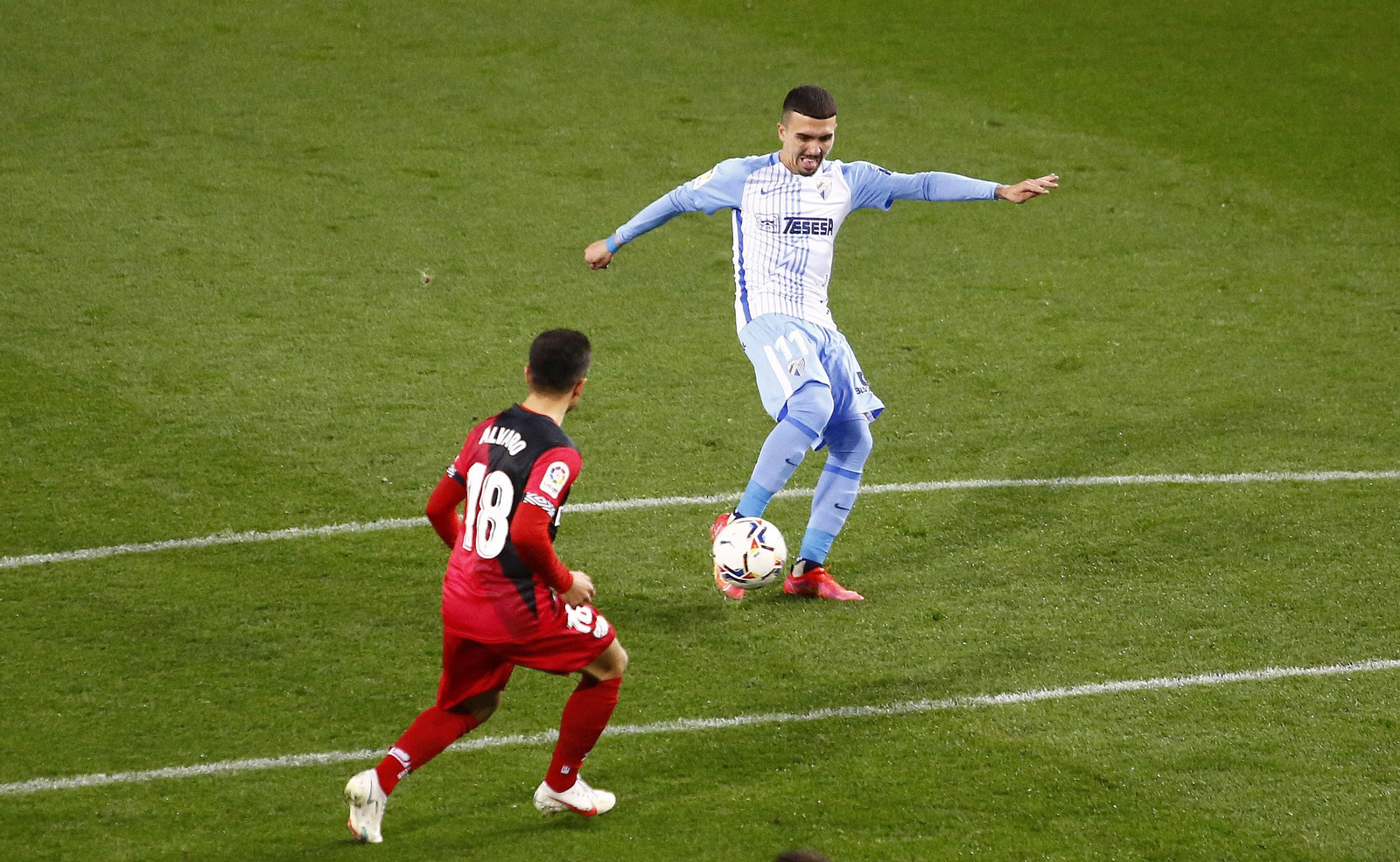 Las fotos del Málaga CF-Rayo Vallecano