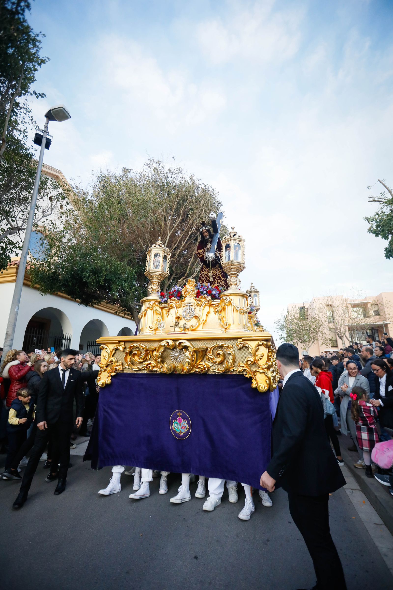 La procesión del Encuentro, en imágenes