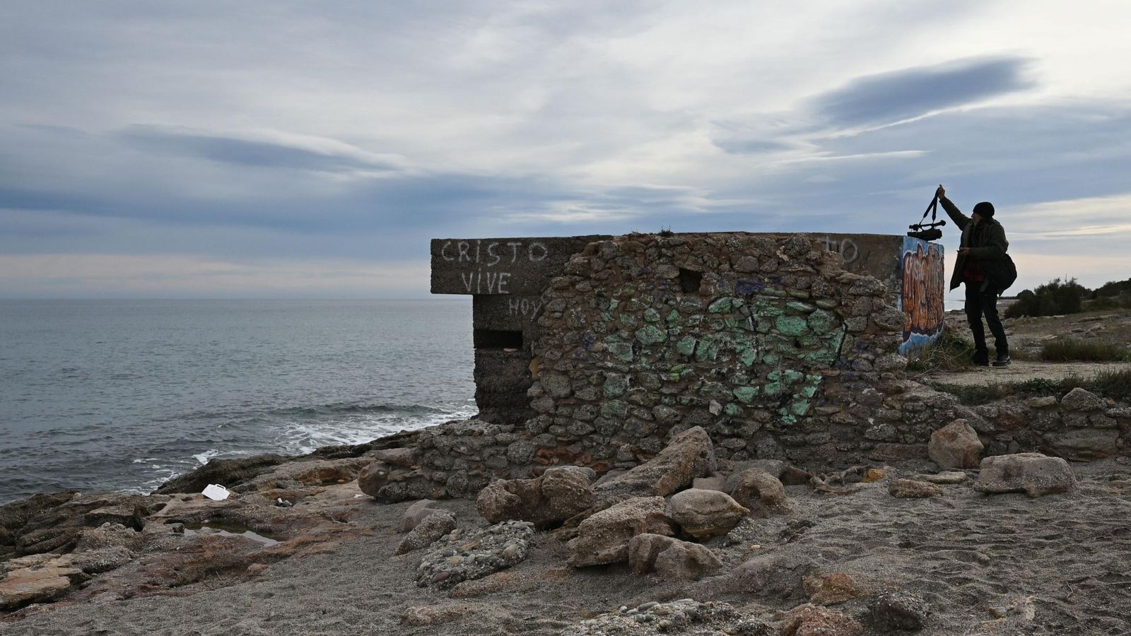 Búnker de la Guerra Civil en cuyo interior fue localizado el pequeño Lucca.