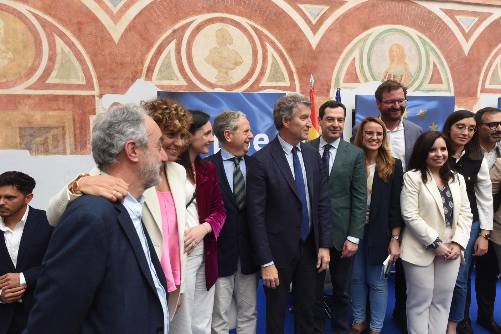 La visita de Núñez Feijóo y Juanma Moreno a Córdoba, en imágenes