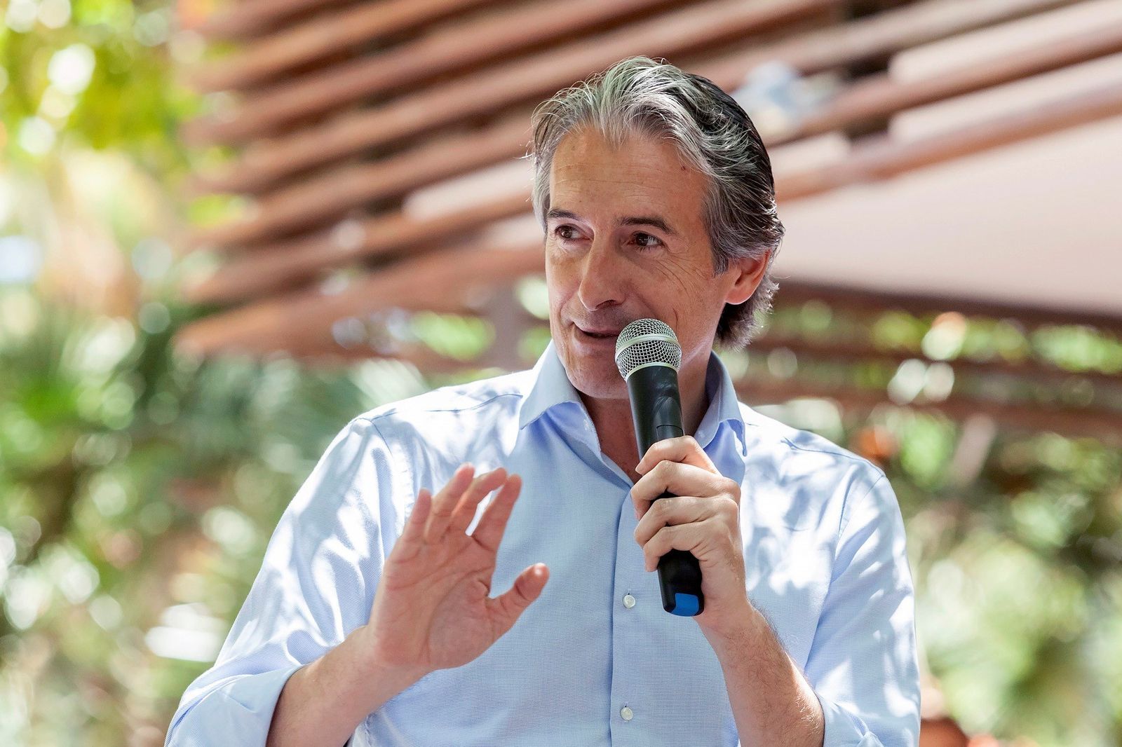 De la Serna , durante un encuentro con simpatizantes del PP en Santa Cruz de Tenerife