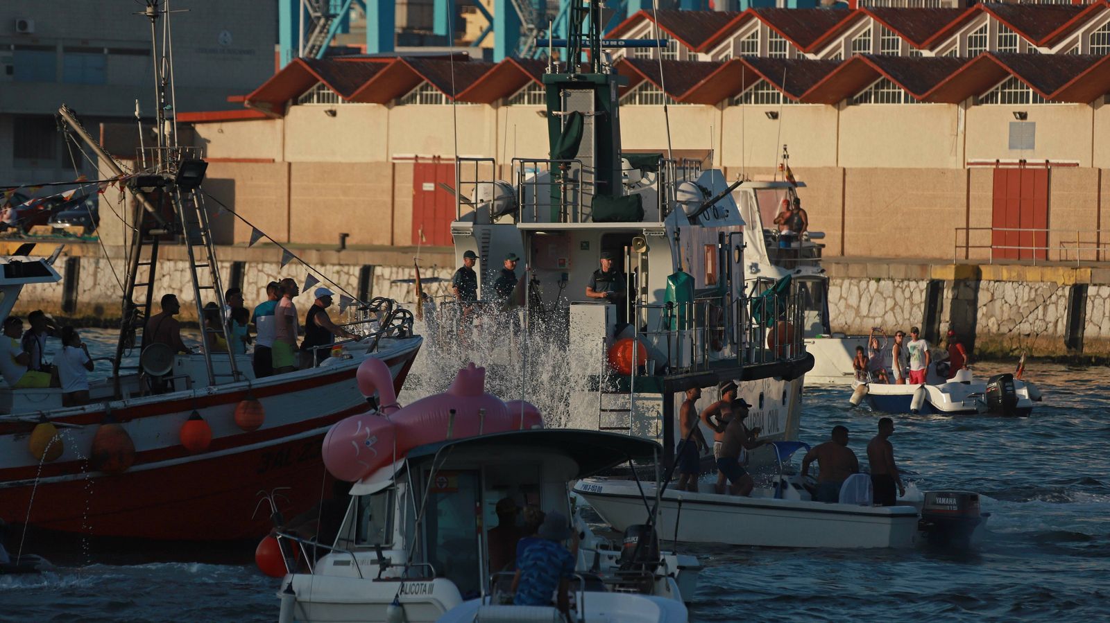 Las mejores fotos de la procesión de la Virgen del Carmen en Algeciras