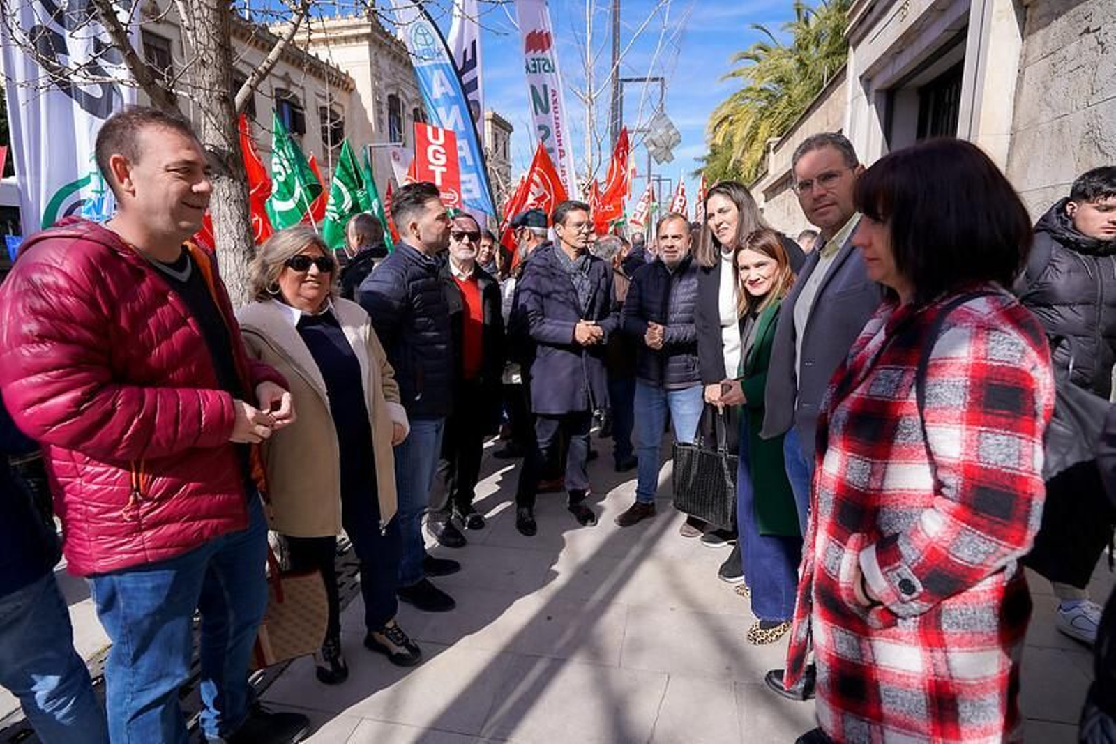 PSOE Granada en la manifestación por el nuevo decreto de educación de la Junta