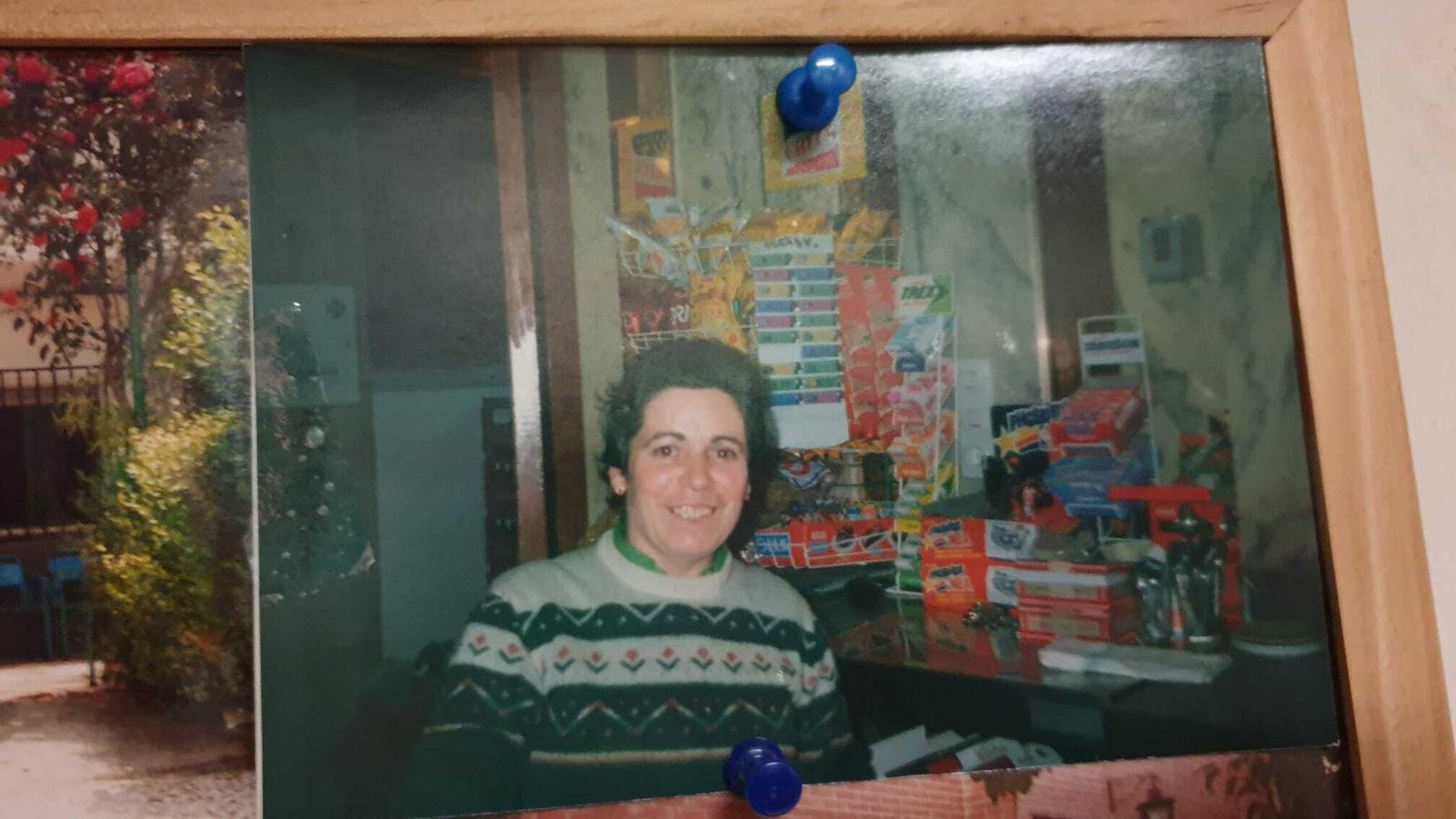 Una foto de la madre de Antonio y Loli que sus hijos guardan con mucho cariño.