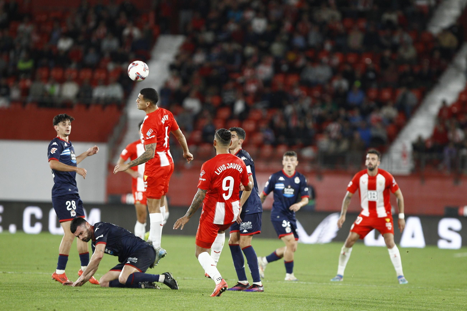 El partido U.D. Almería-Deportivo de La Coruña, en imágenes