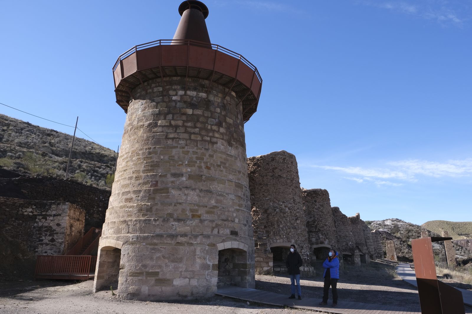Fotogalería hornos de calcinación en Lucainena de las Torres.  Almería