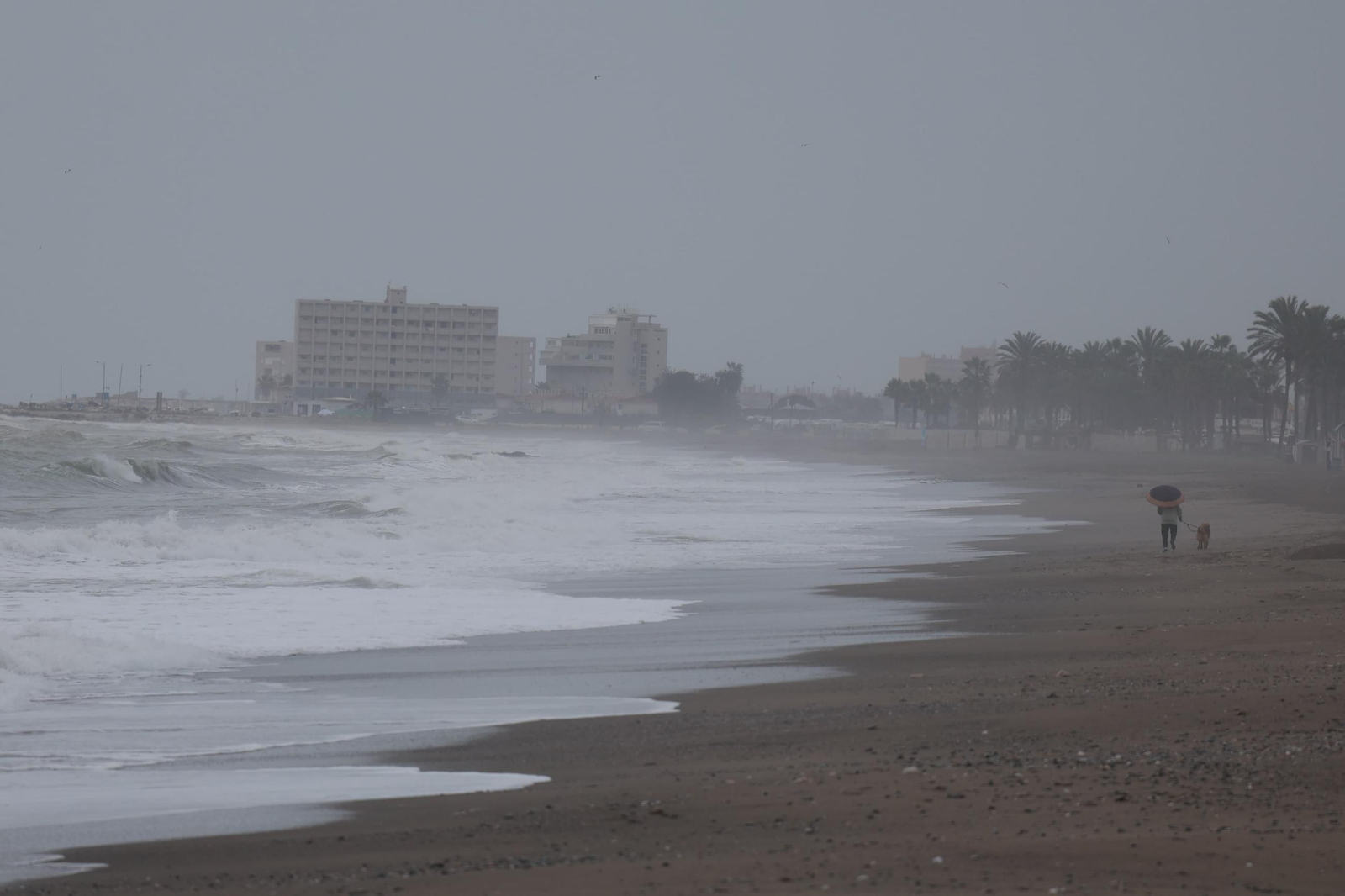 Málaga vive días de inestabilidad, con avisos por fuertes precipitaciones.