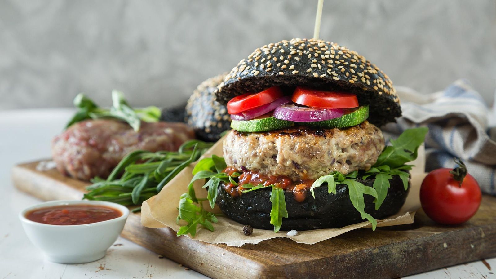 Hamburguesa de seitán