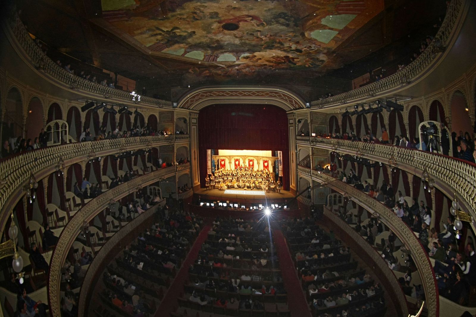 El Teatro Falla durante este Concurso de Agrupaciones