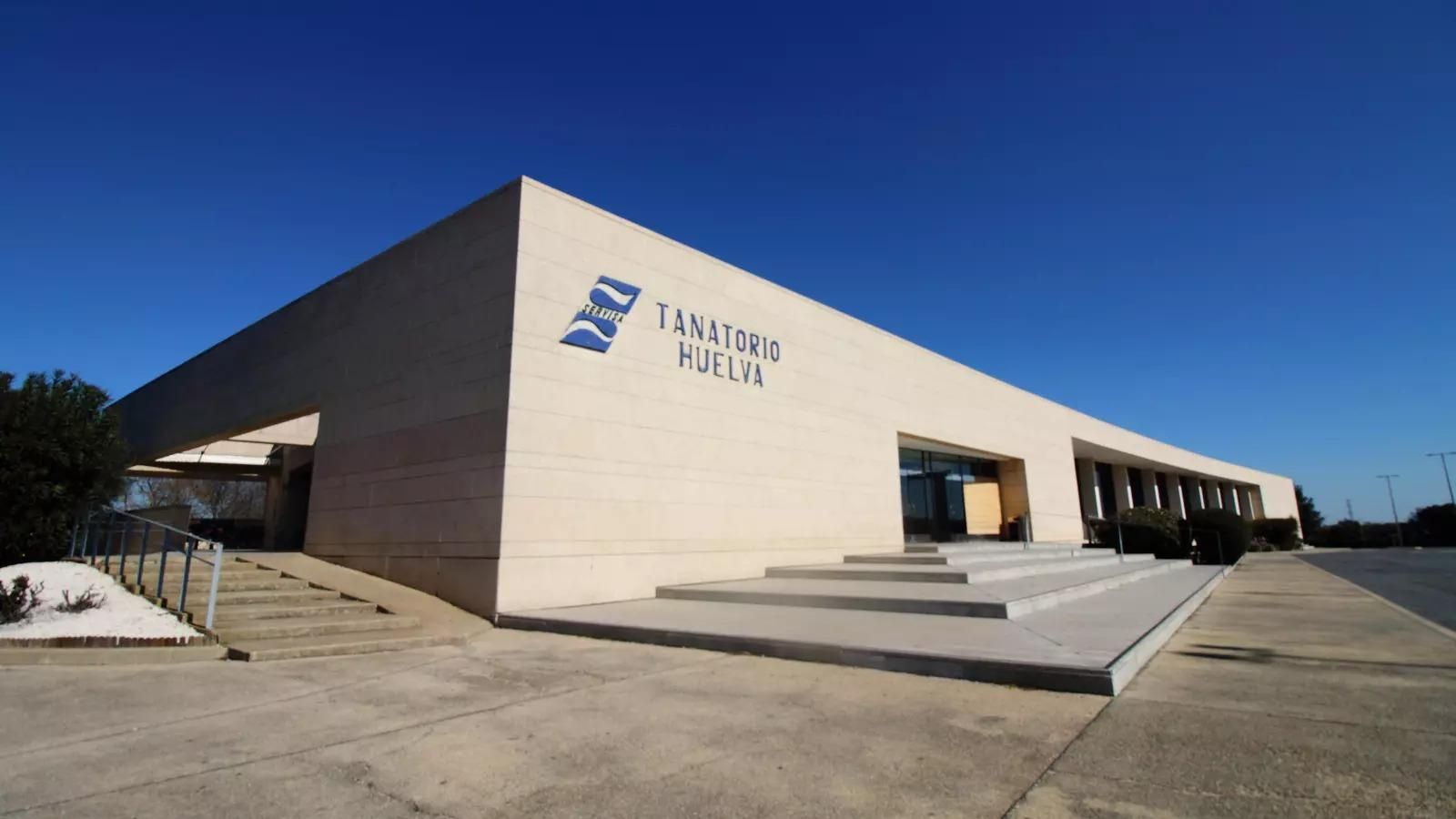 Tanatorio de Huelva, en una imagen de archivo.
