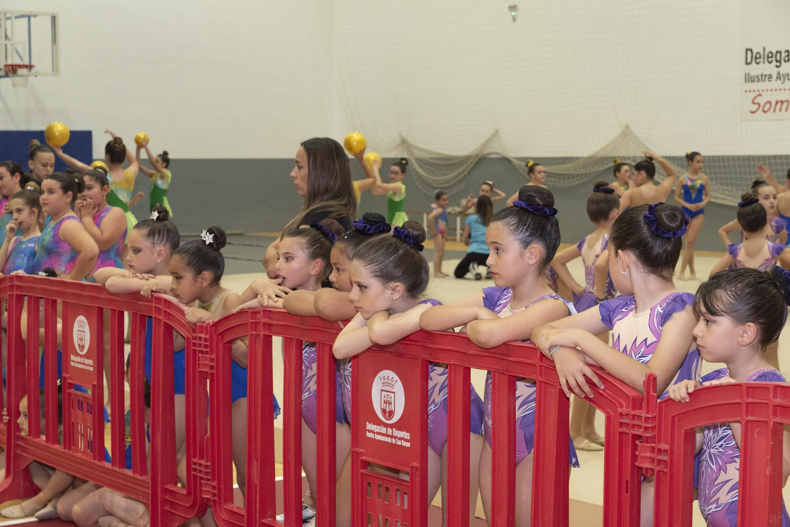 Las fotos del campeonato comarcal de gimnasia rítmica, en San Roque