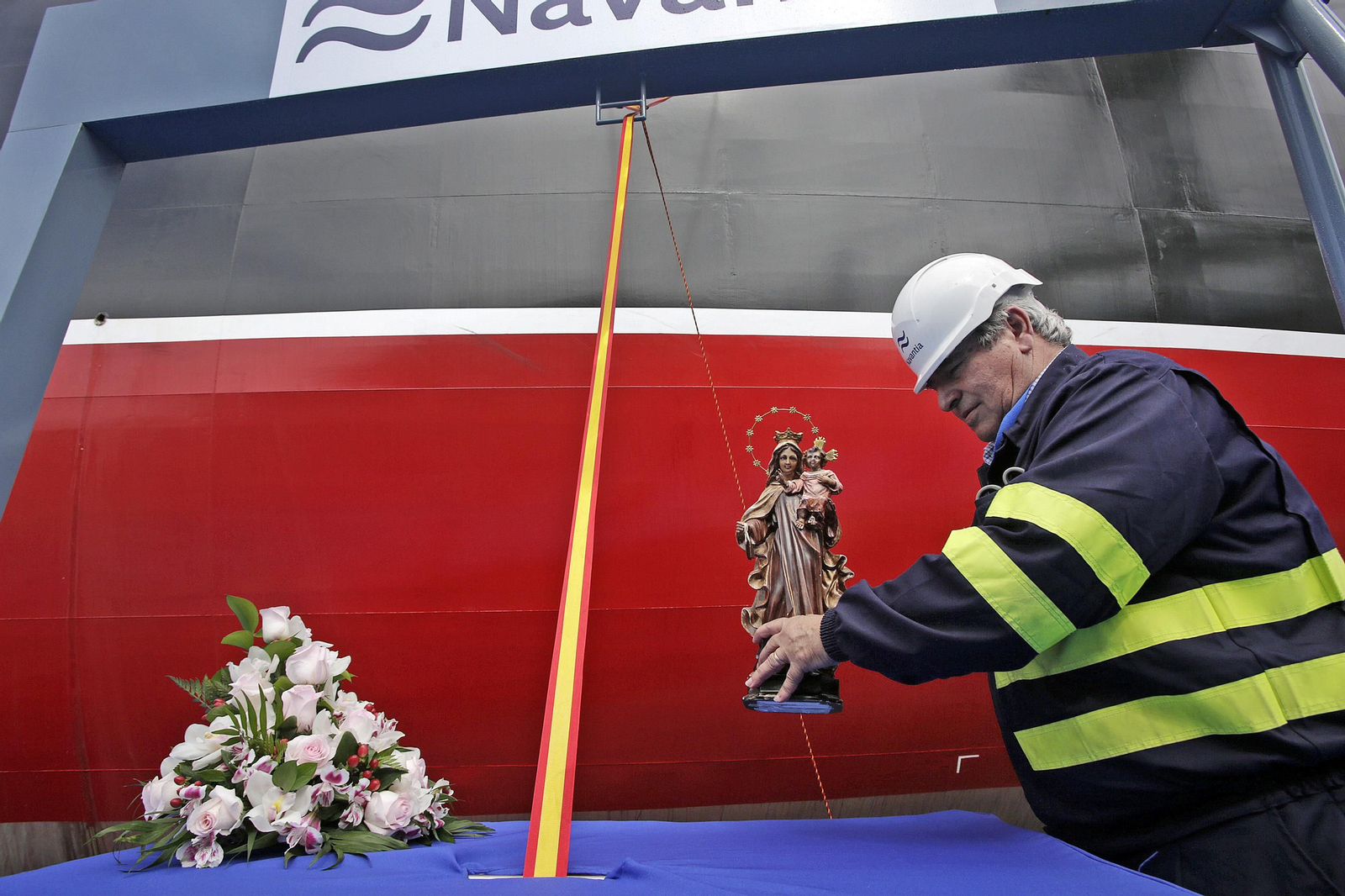 Entrega del primer pretolero Suezmax 'Monte Udala'