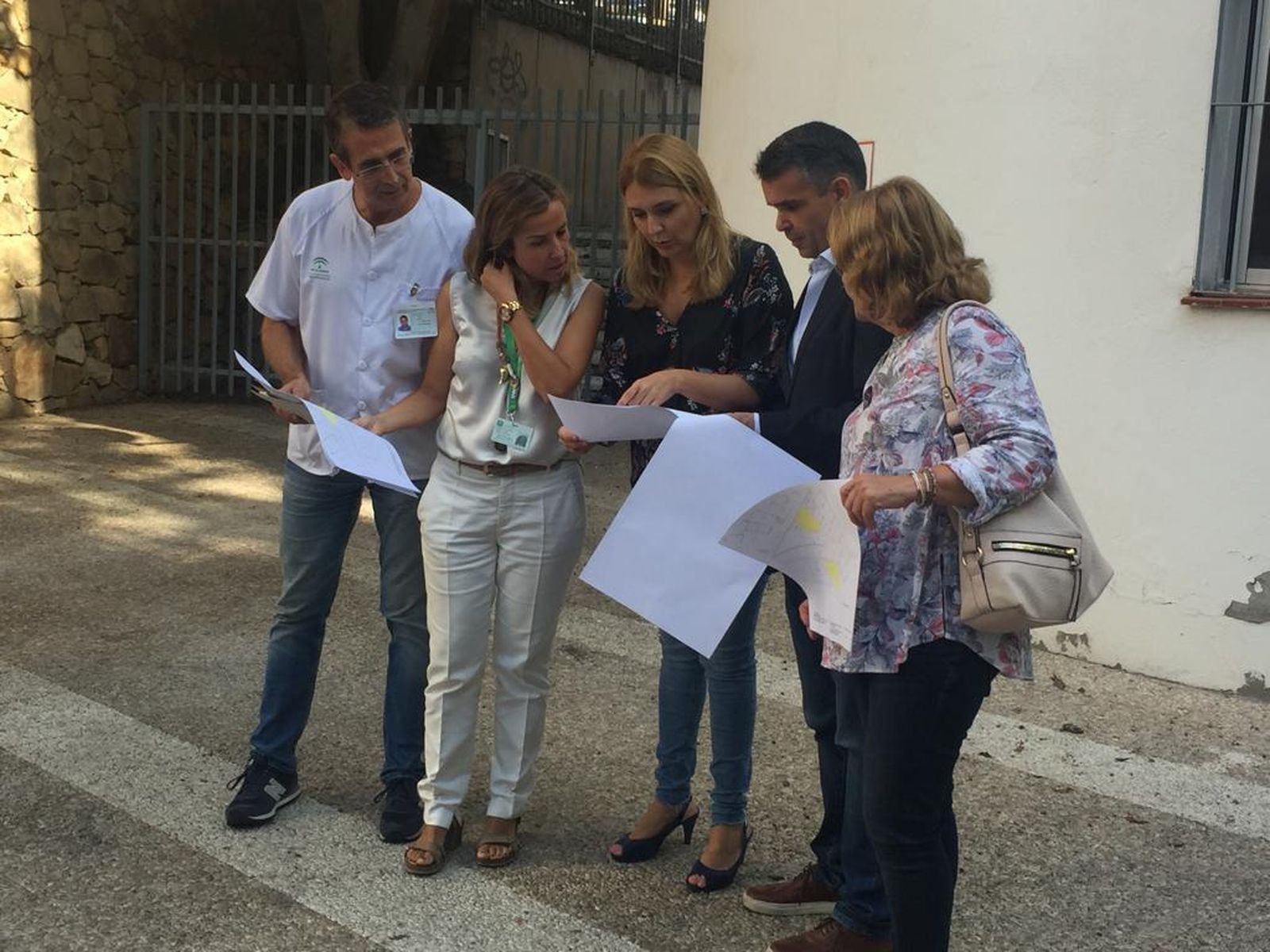 La delegada de Sanidad, Ana Isabel González, durante el anuncio de los trabajos.
