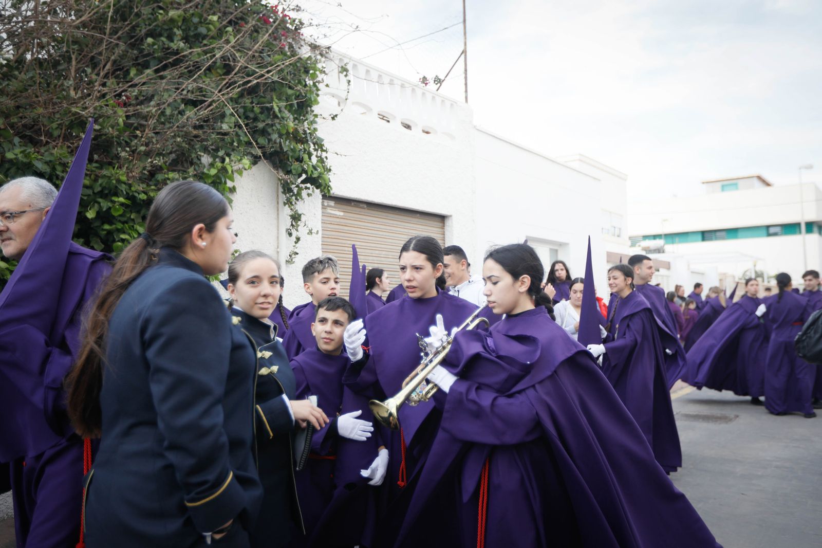 La procesión del Encuentro, en imágenes