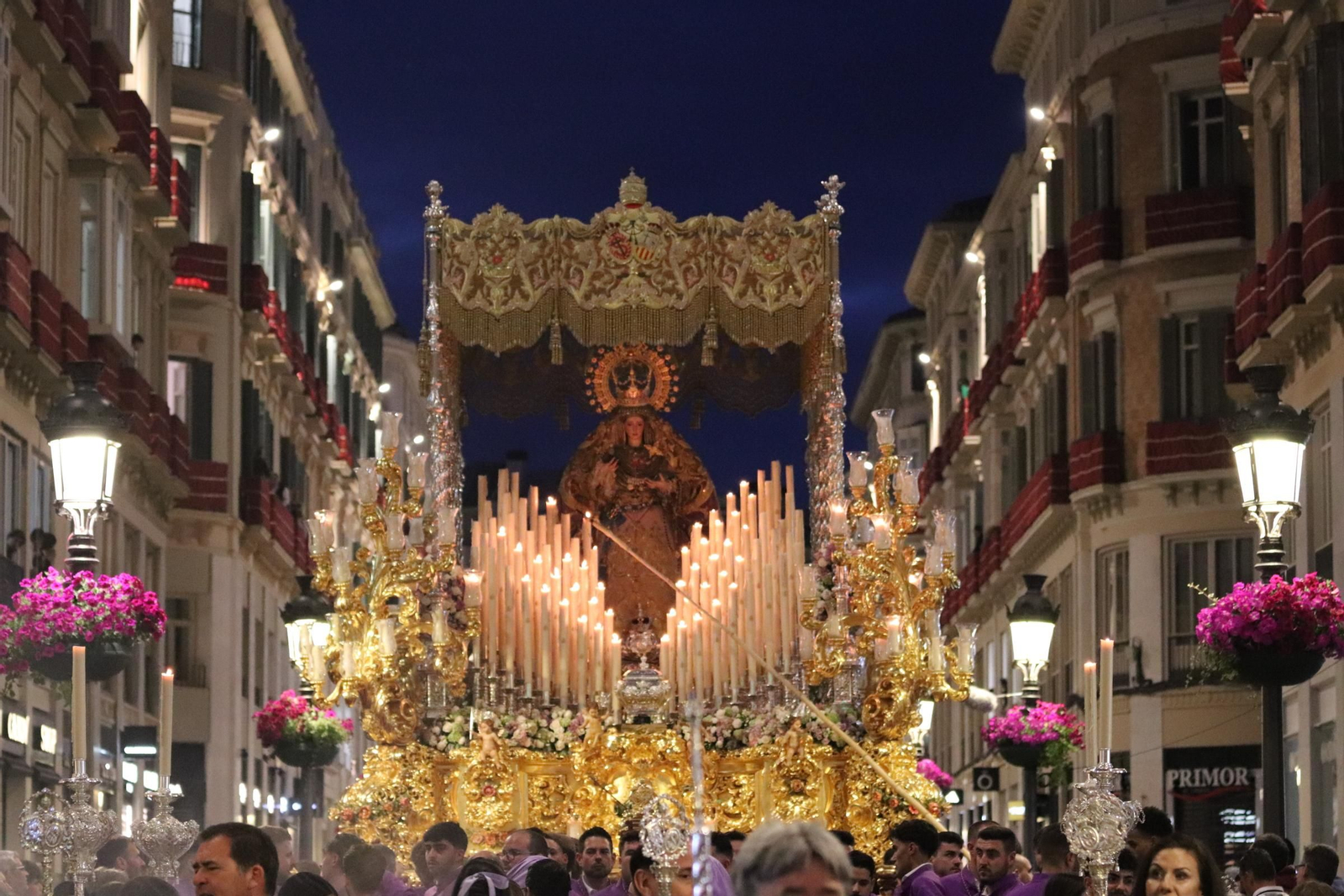 La Sangre, en el Miércoles Santo de Málaga.