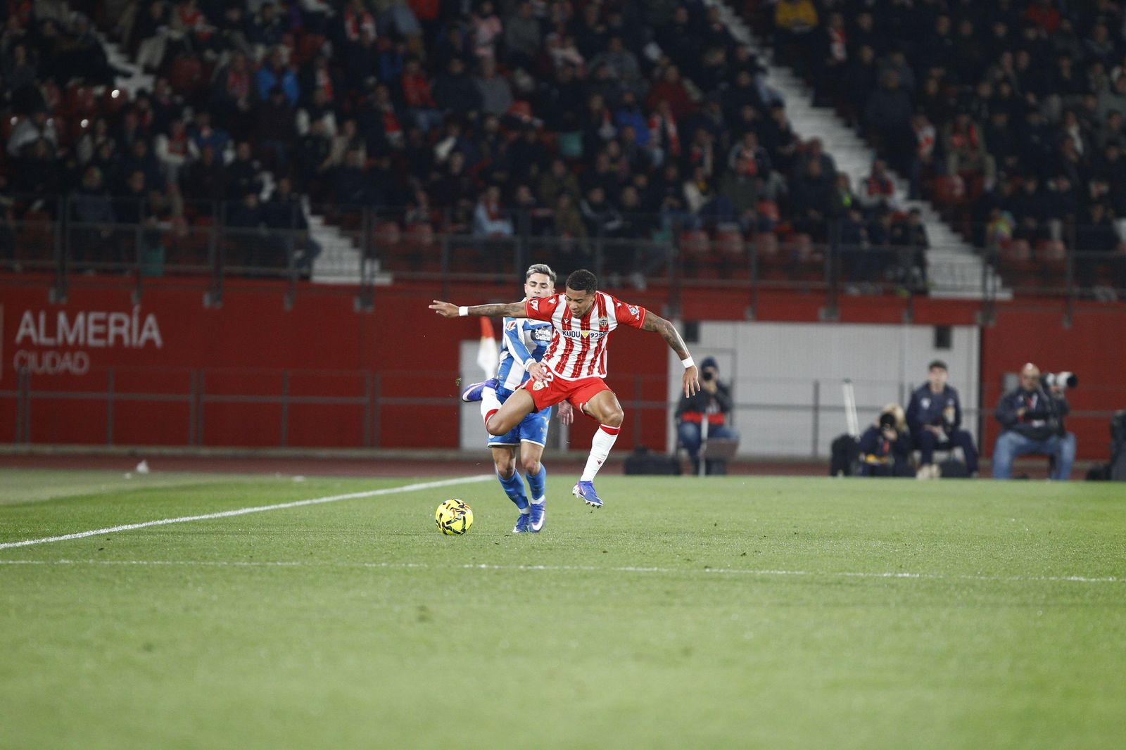 Las fotos del partido U.D. Almería - Deportivo de La Coruña