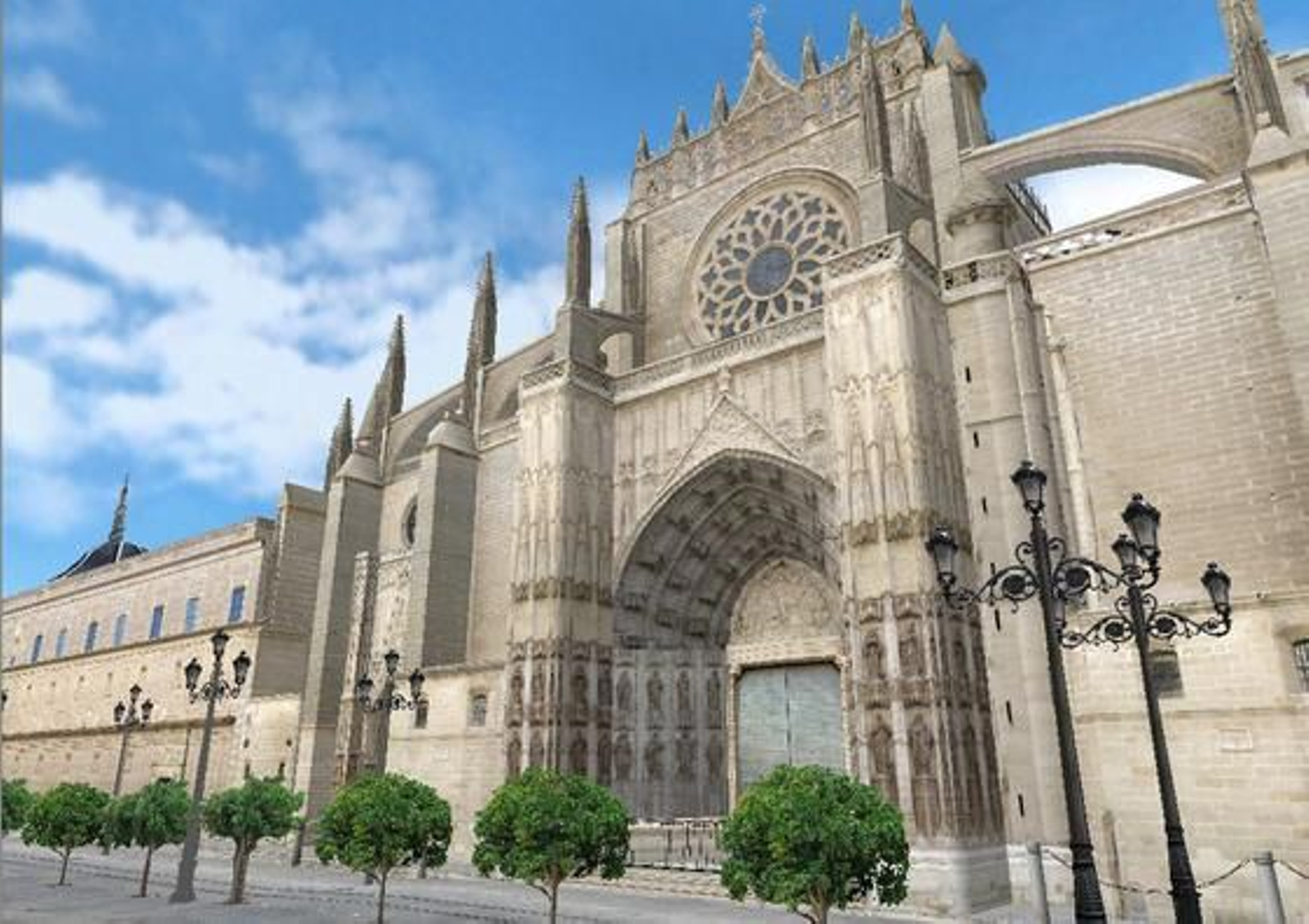 Puerta de la Asunción en la Avenida de la Constitución.