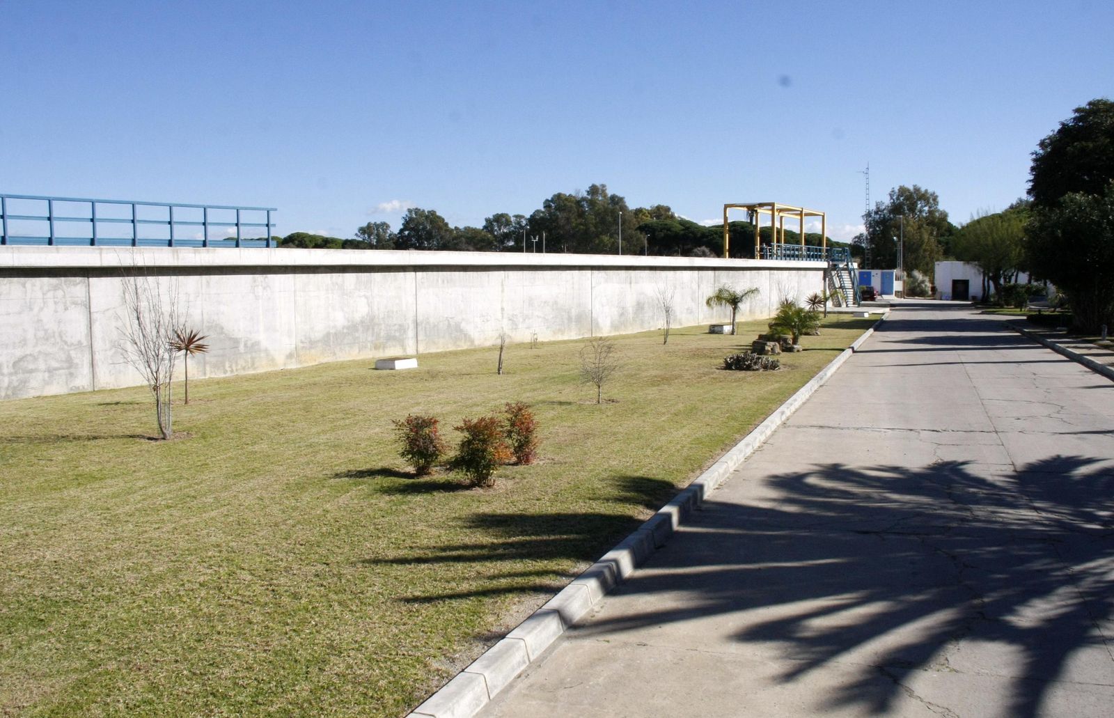 Instalaciones de la estación depuradora de Las Galeras.