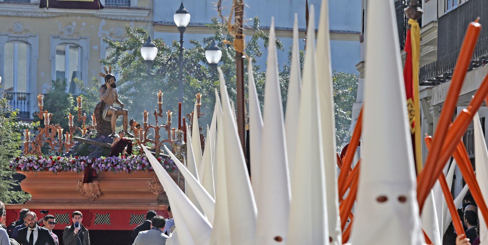 La hermandad de Humildad y Paciencia en la tarde del Martes Santo