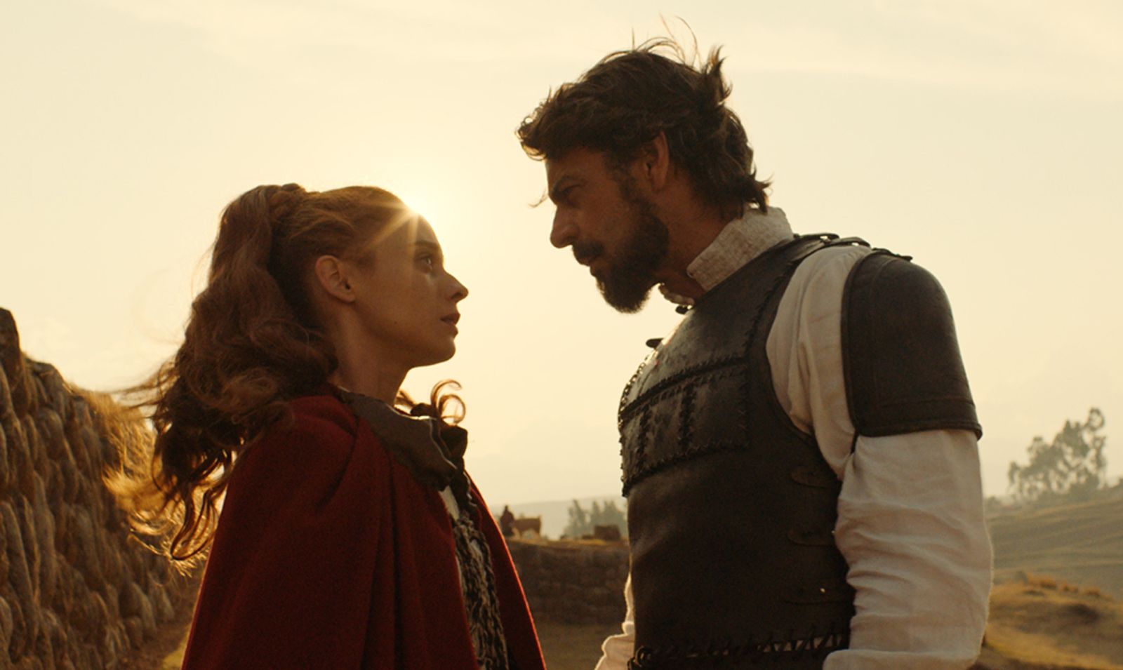 Elena Rivera y Eduardo Noriega, en un fotograma de la coproducción.