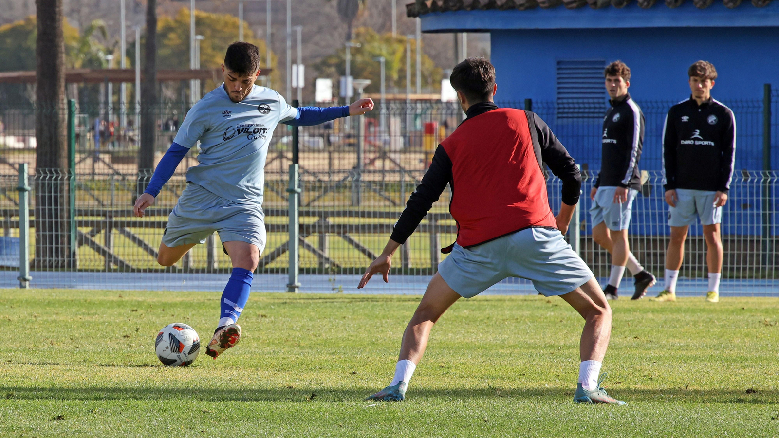 Primer entrenamiento de Romerito en el Xerez DFC Primer entrenamiento de Romerito en el Xerez DFC