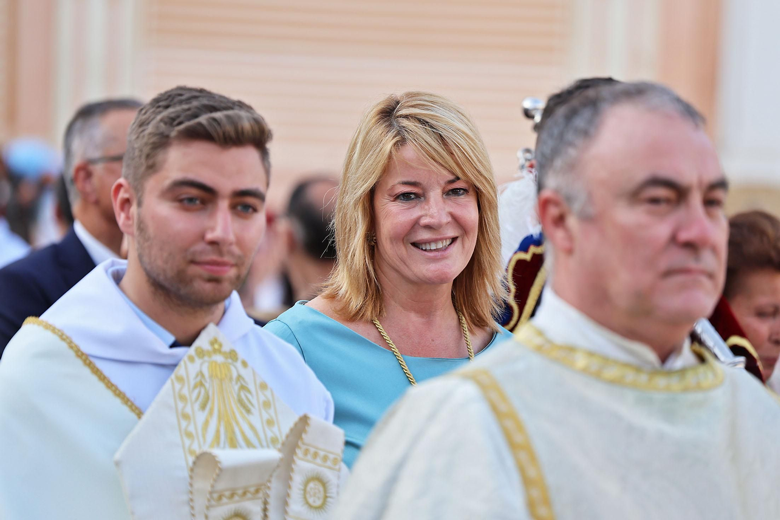 Imágenes de la procesión del Corpus Christi por las calles de Huelva