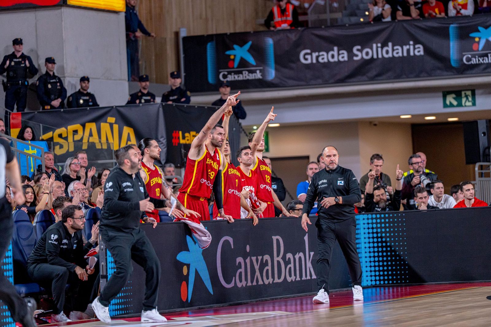 Las mejores fotos del España-Ucrania de baloncesto