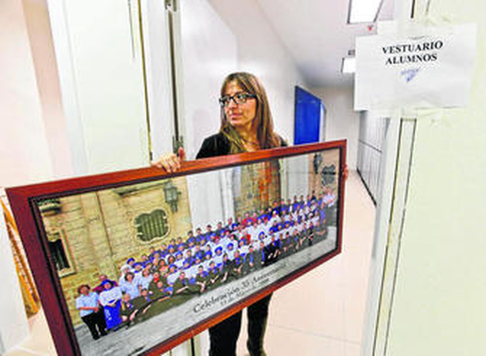 Una docente trasladaba esta fotografía de la comunidad de la Escuela Fernando Quiñones la semana pasada.