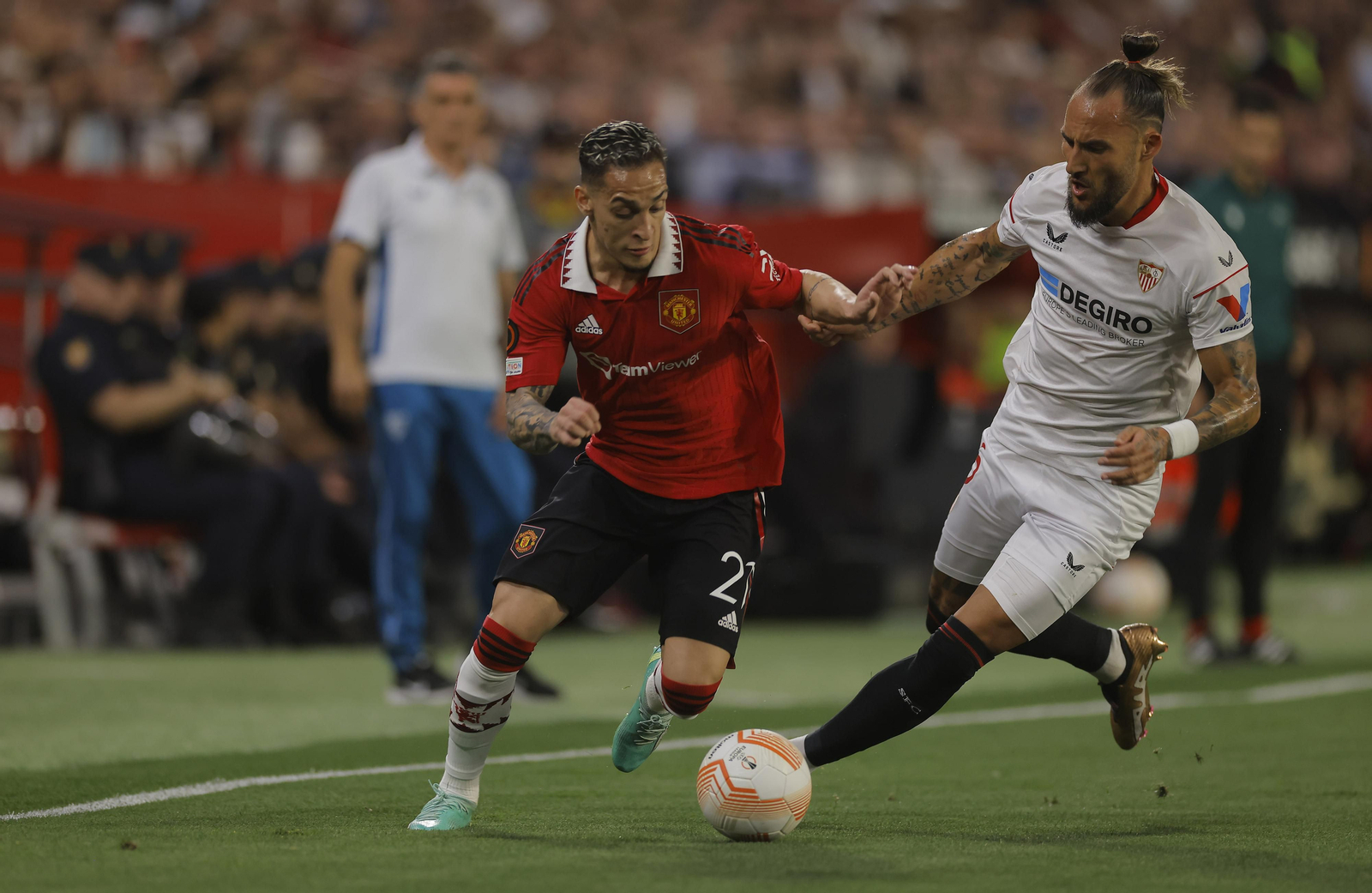 Las fotos del Sevilla-Manchester