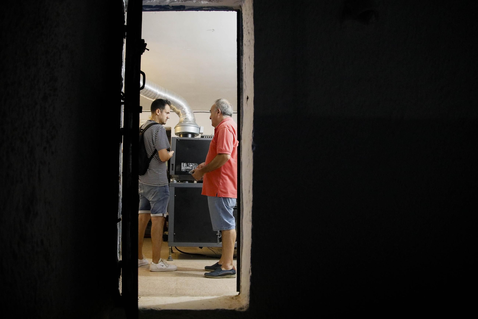 Imágenes de la última proyección en el cine de verano de Garrucha Imágenes de la última proyección en el cine de verano de Garrucha