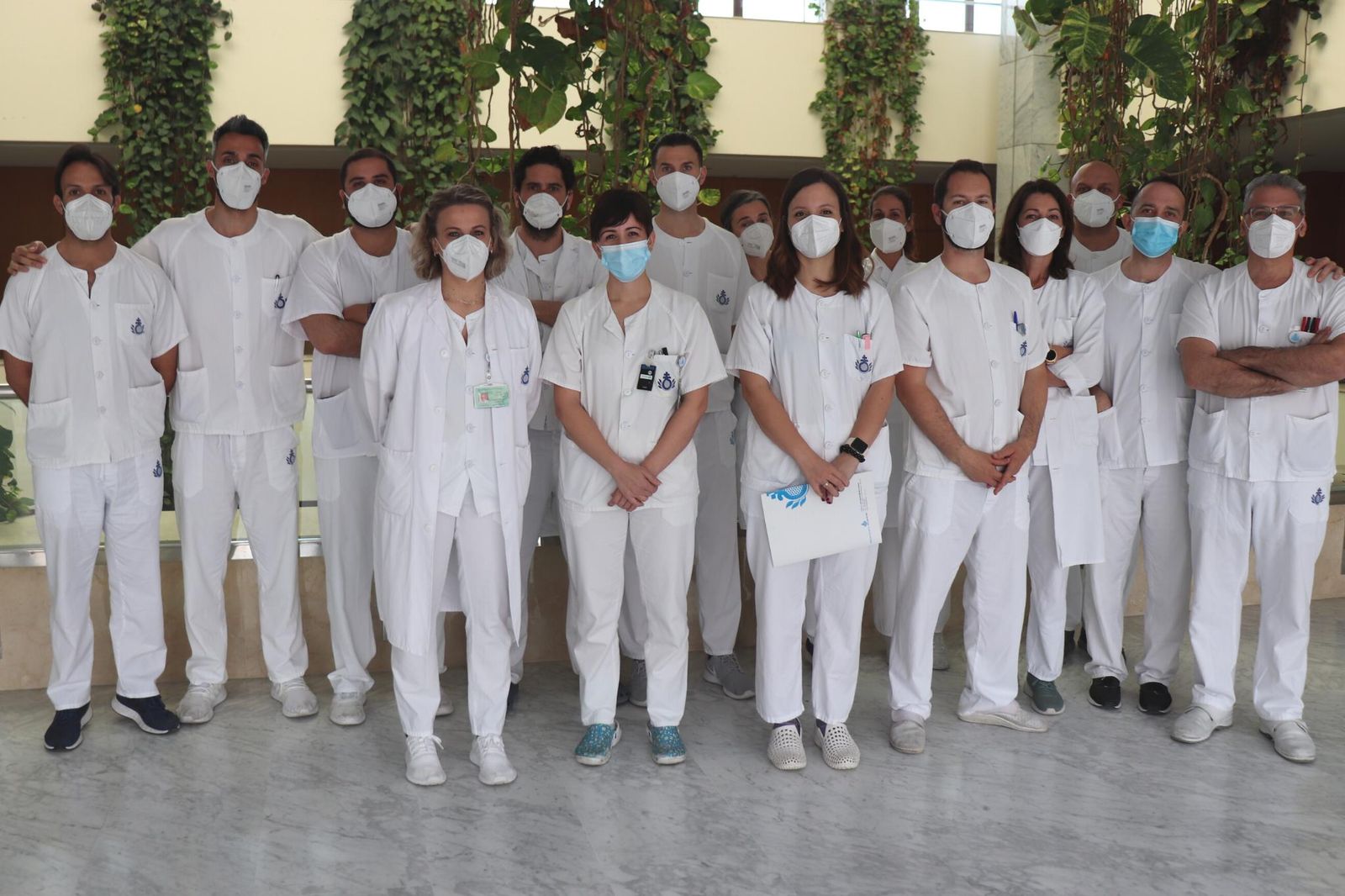 El equipo de profesionales que han participado en la  I edición del Curso de Interpretación de la Imagen Radiológica para Fisioterapeutas.