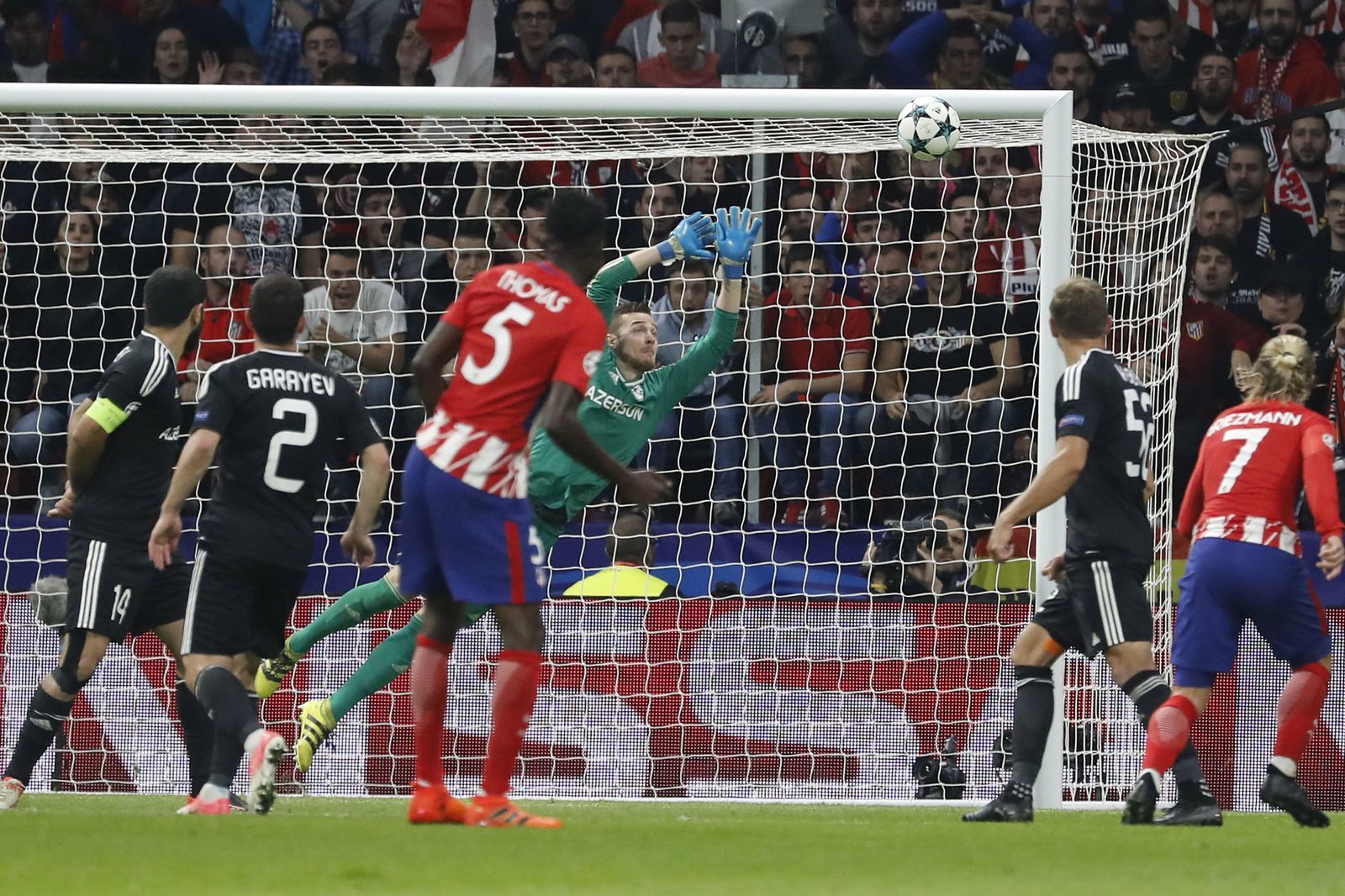 Las imágenes del Atlético-Qarabag