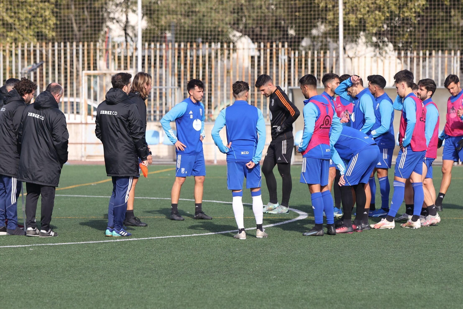 La vuelta al trabajo del Xerez CD en La Granja