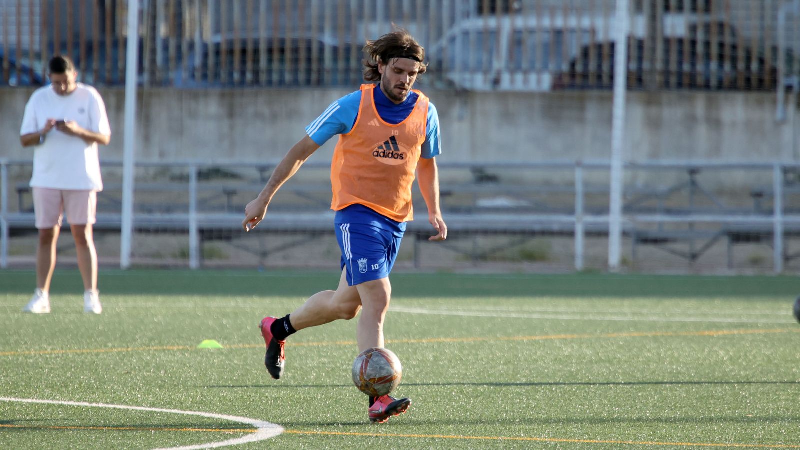 Primer entrenamiento del Xerez CD en el campo de La Granja