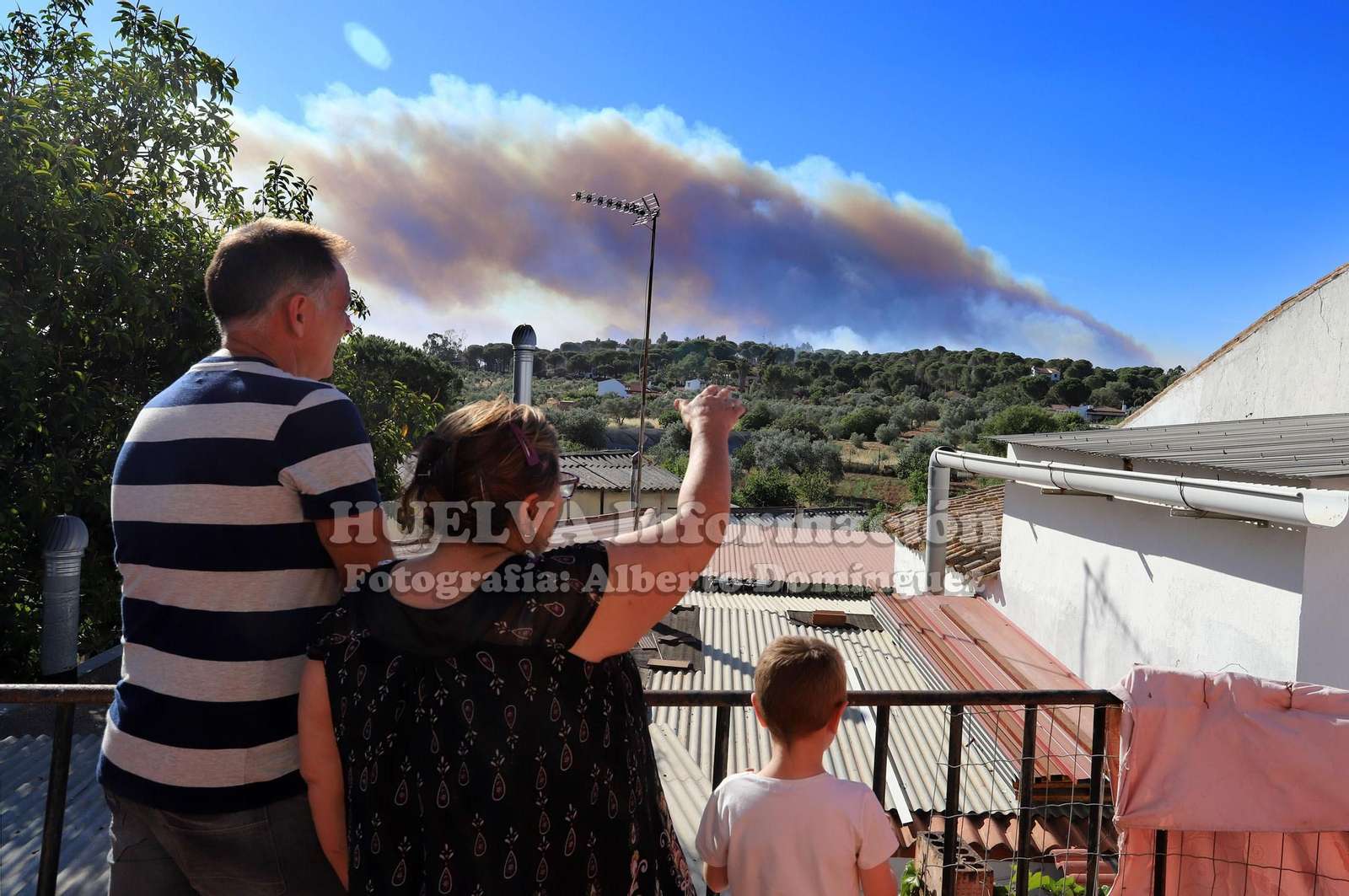 Imágenes del incendio de Fuente de la Corcha