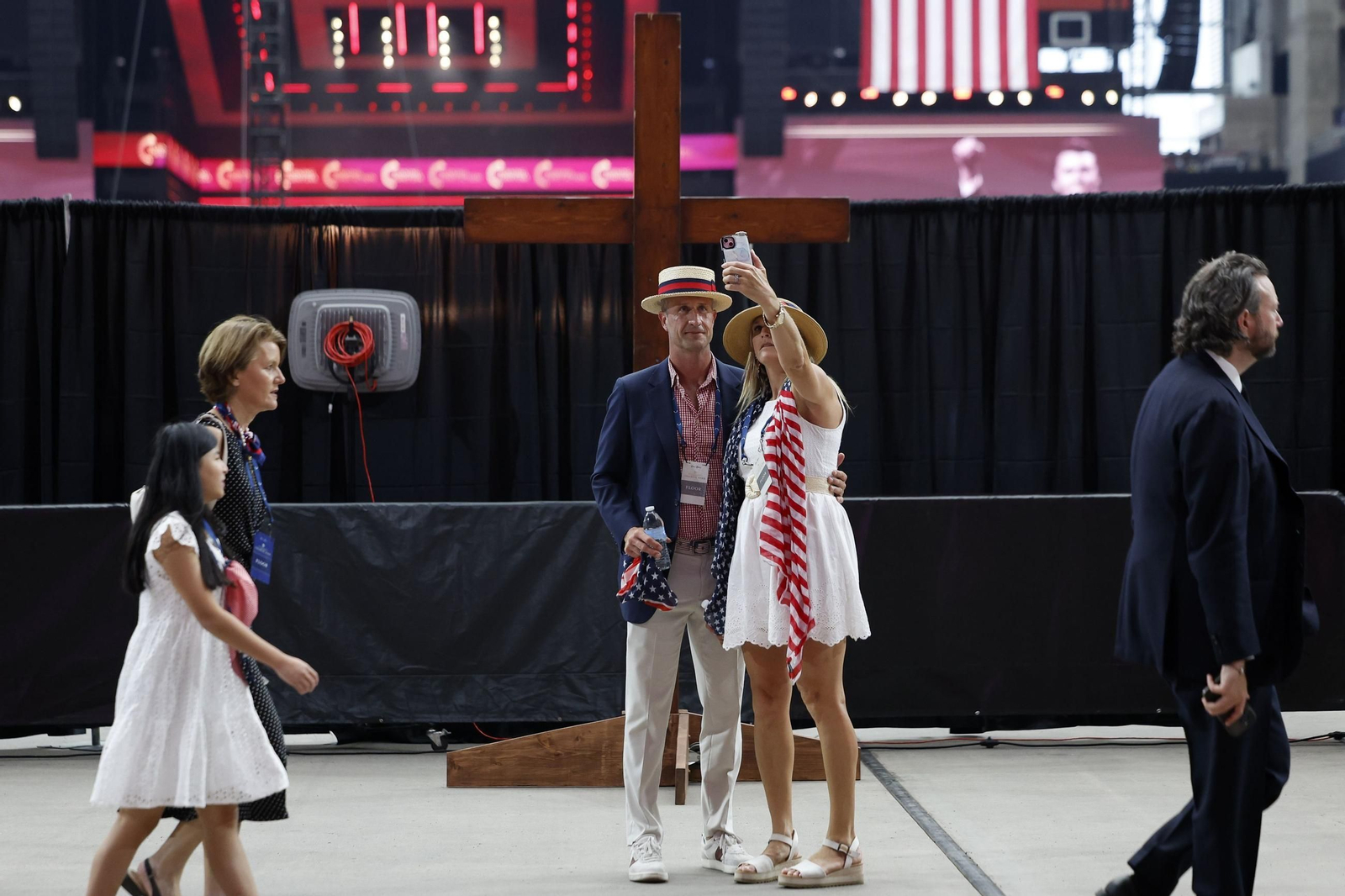 Las fotos de la despedida de los republicanos a Charlie Kirk